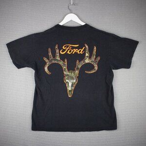 Vintage Y2K Black Ford x Realtree Tee Mens